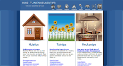 Desktop Screenshot of huis-tuin-keukentips.com